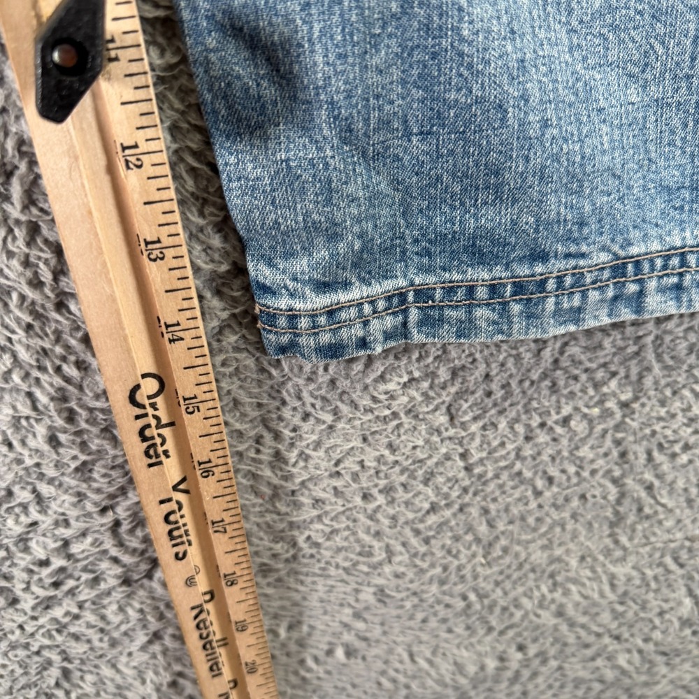 Vintage Conic Shorts Men's 36 Blue Cotton Denim Bermuda Baggy Faded Streetwear - Picture 9 of 12